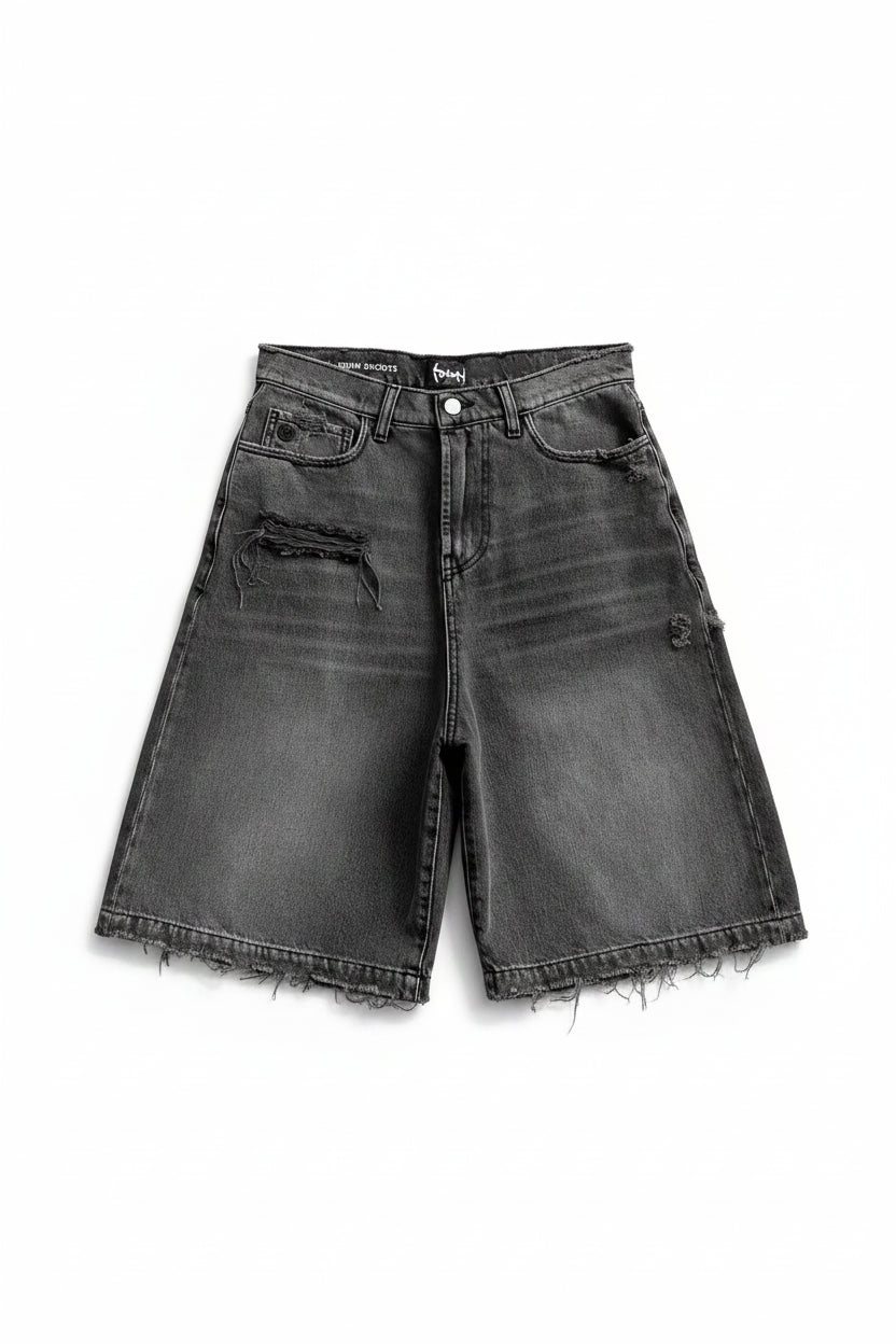 Short Denim Délavé DISTRESS