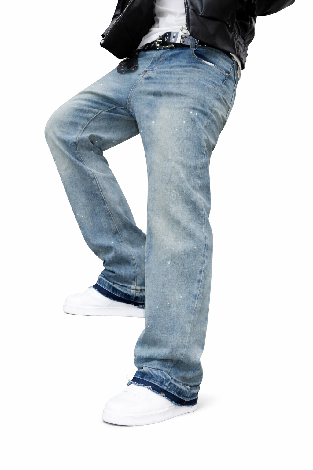 Jeans Flare en denim stretch