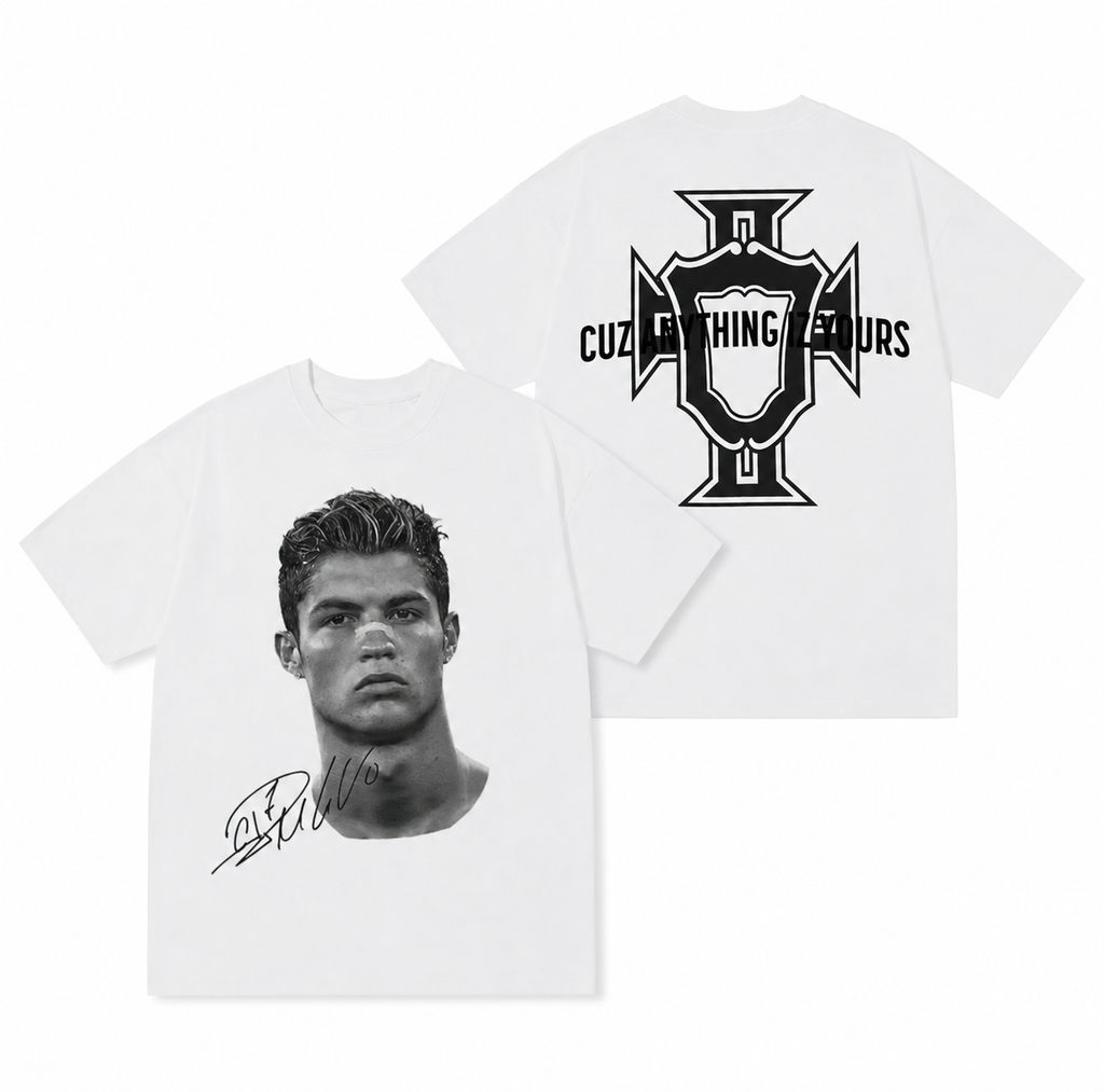 T-shirt imprimé Cristiano Ronaldo Face