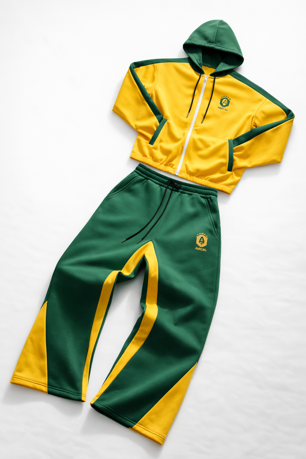 Ensemble de sweat-shirt à capuche zippé décontracté PAVTROS