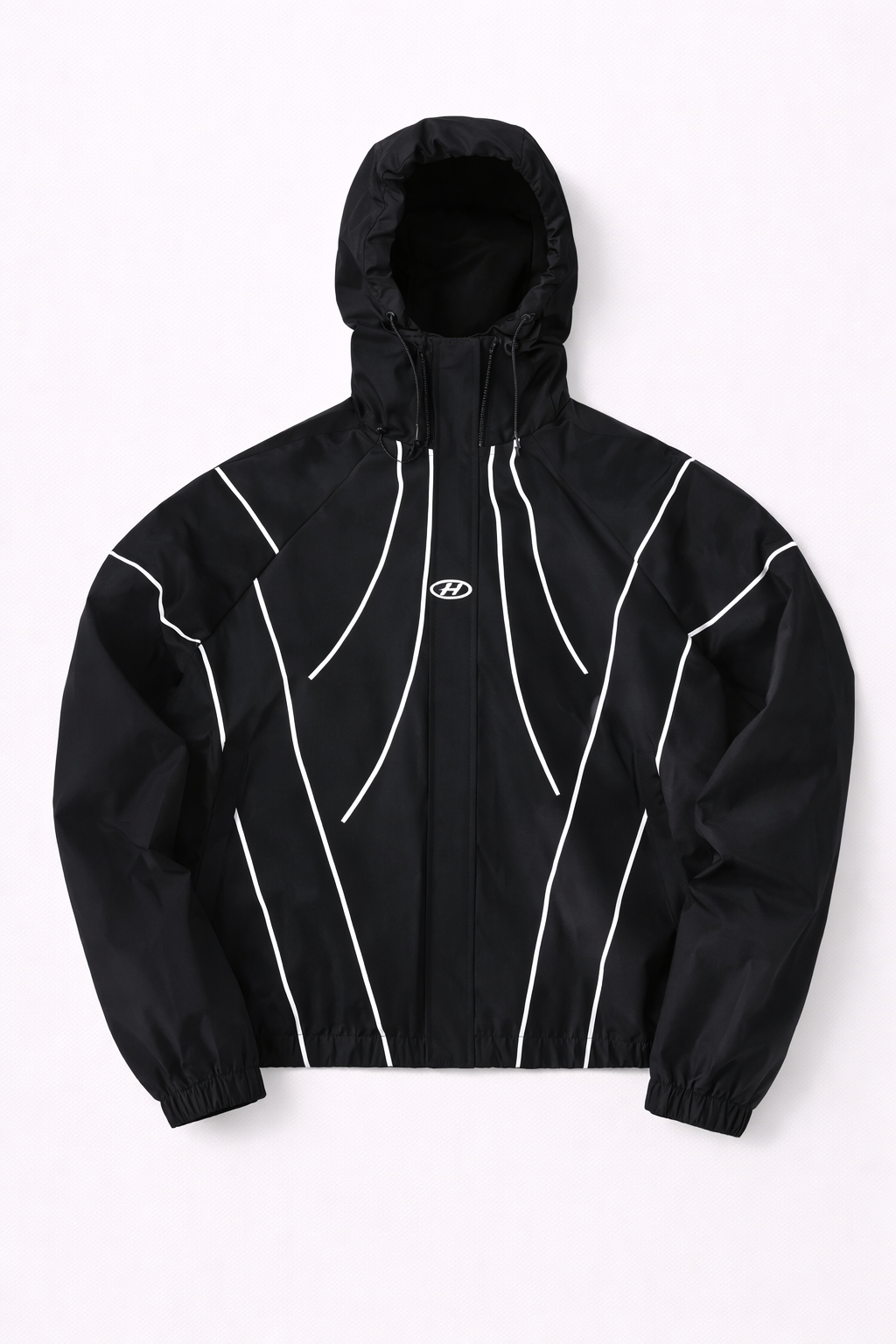 Veste coupe-vent de style américain ROMWE MEN Prep