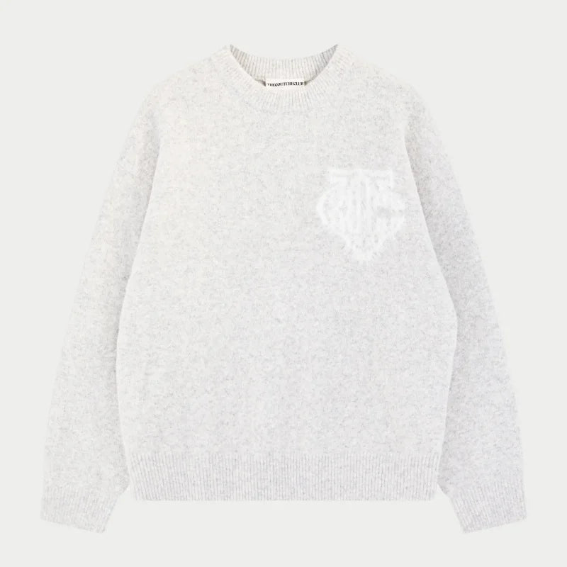 Pull Oversize Tricot Streetwear – Knit & Jogging | Noir & Blanc | Automne Hiver