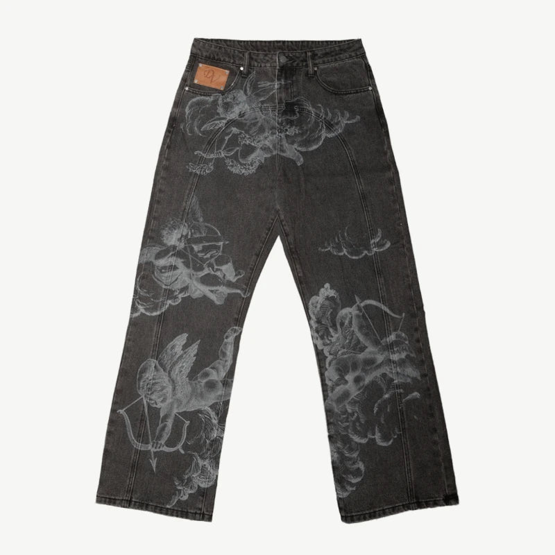 Jean Baggy Angel Y2K