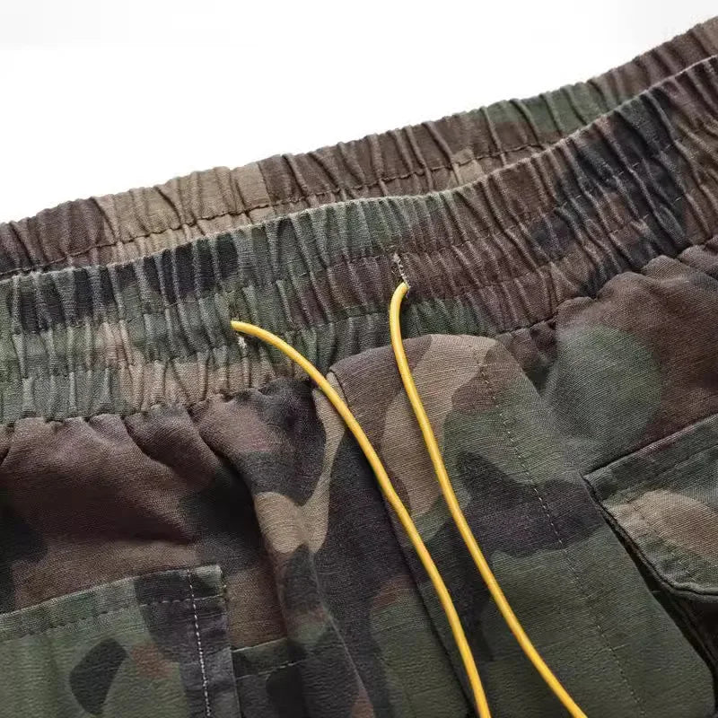 Short Cargo Denim Camouflage