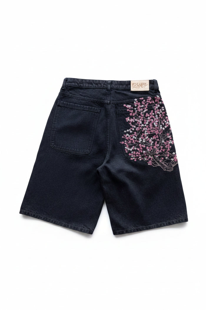 Short Baggy SAKURA Brodé