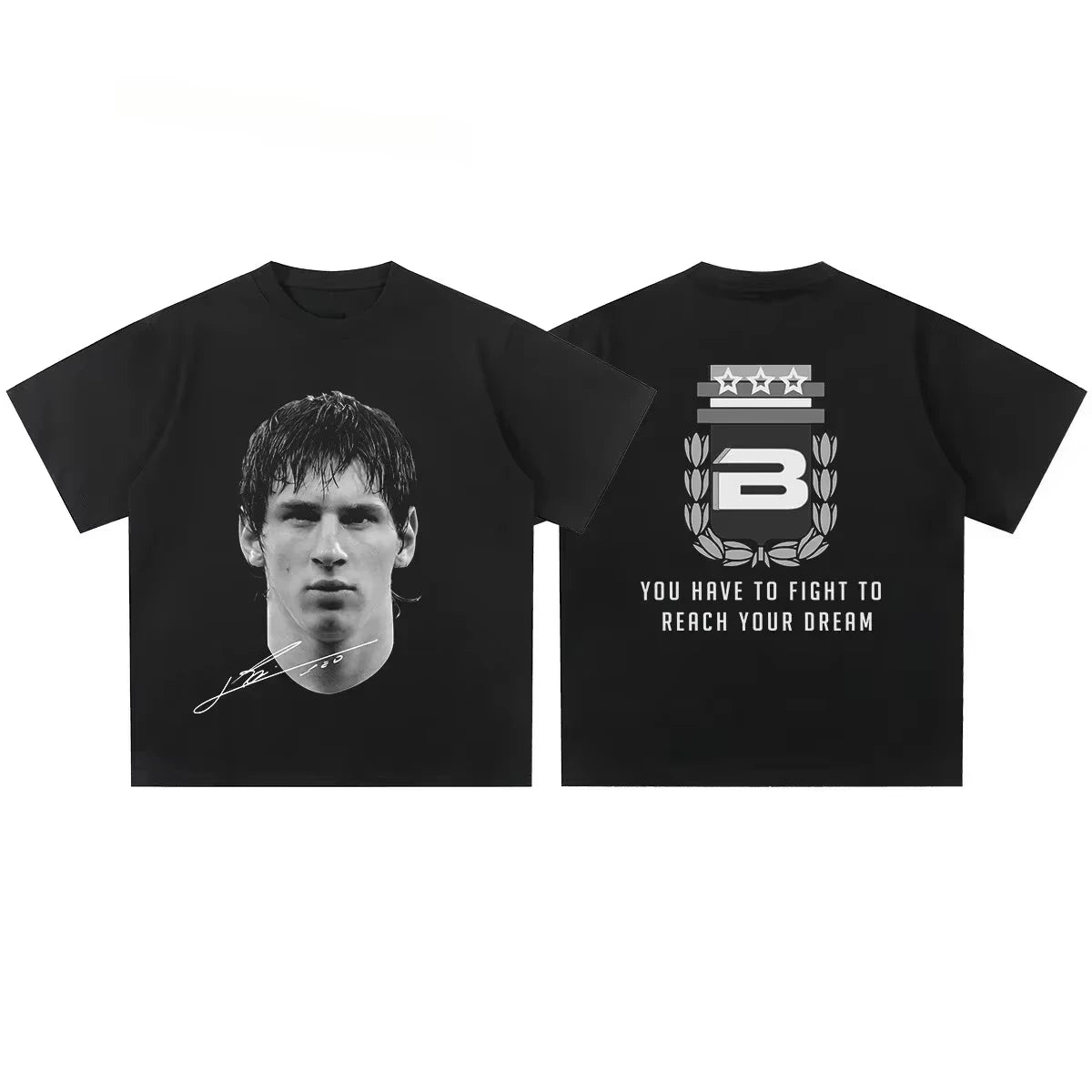 T-shirt imprimé Lionel Messi Face