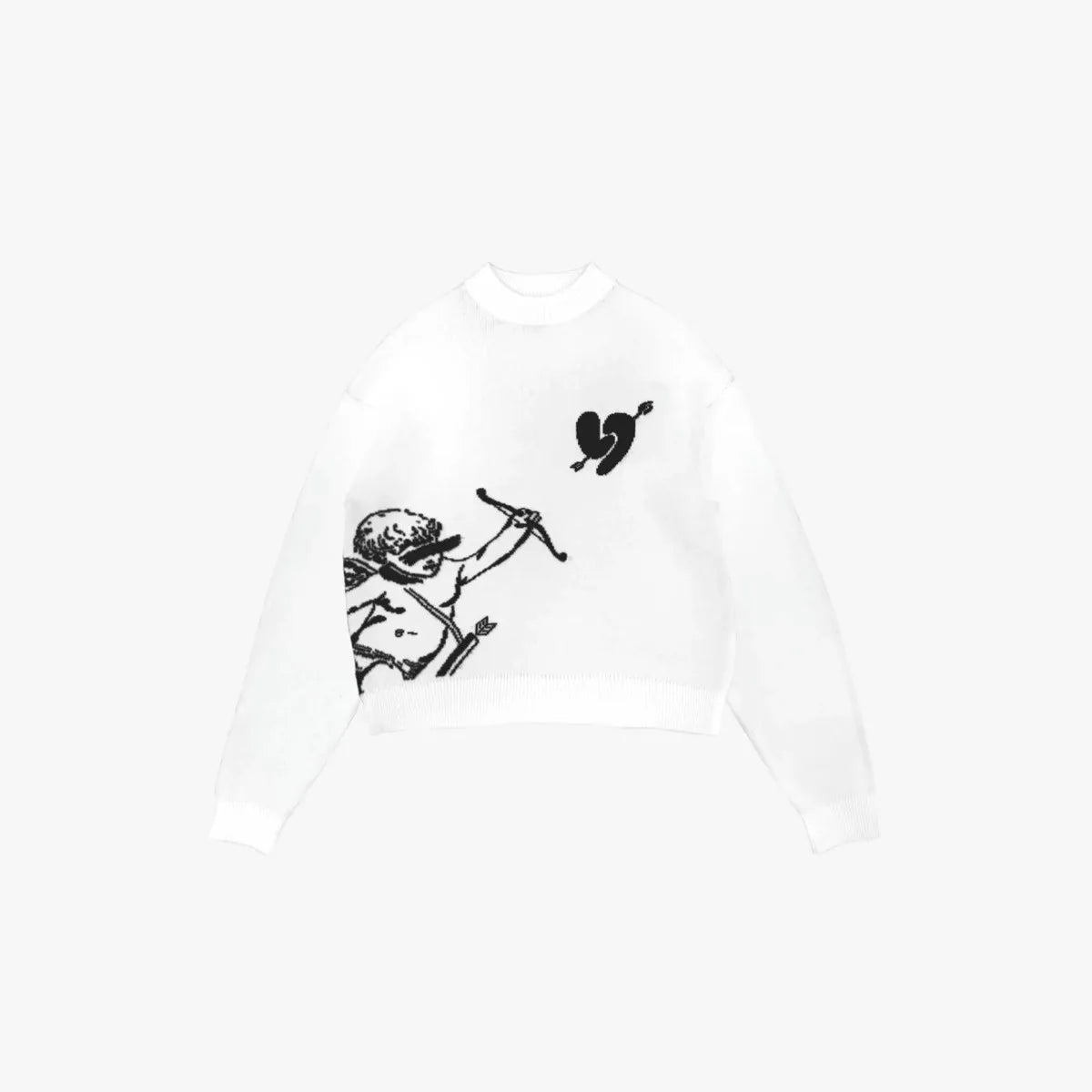 Hoodie Cupidon Date — Streetwear Y2K Gothique Unisexe