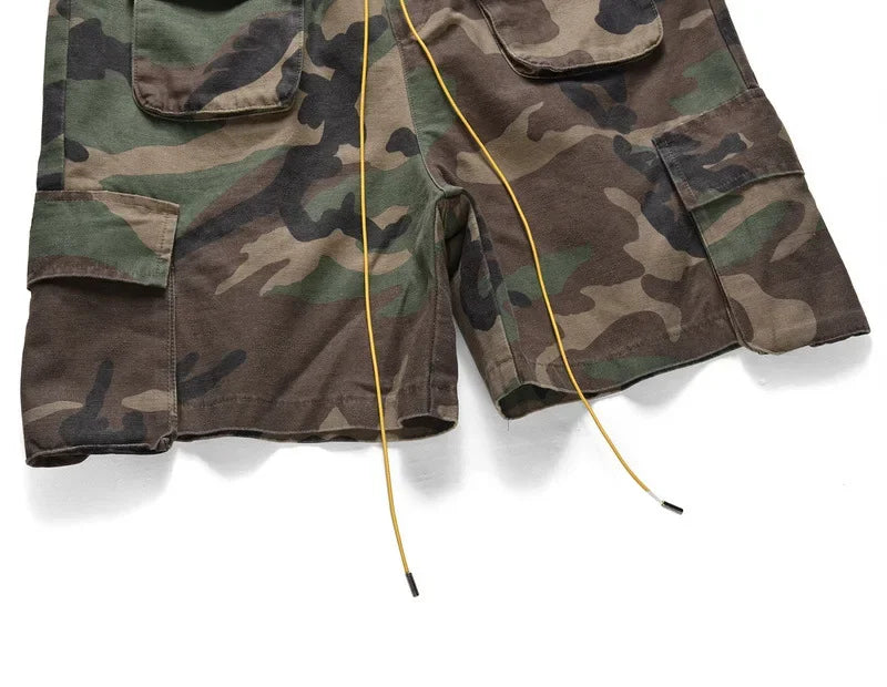Short Cargo Denim Camouflage