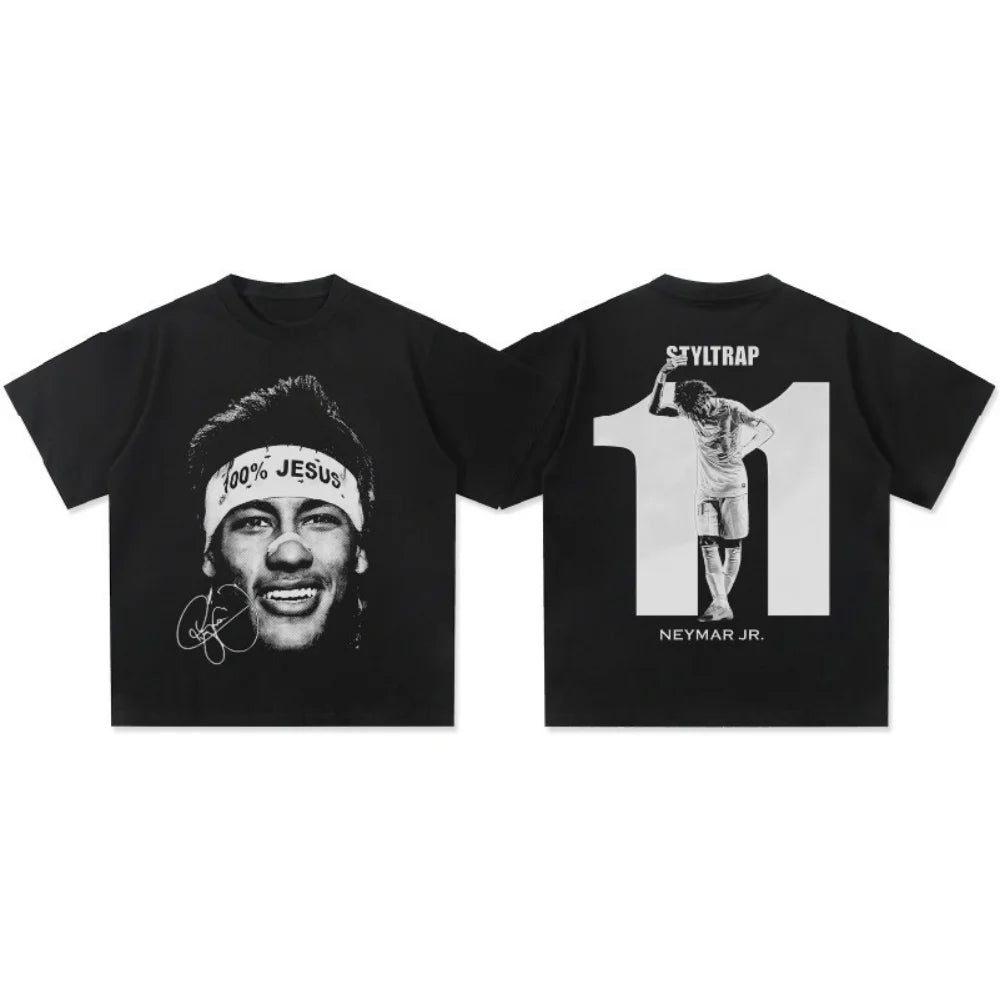 T-shirt Neymar Face Oversize — Streetwear Football