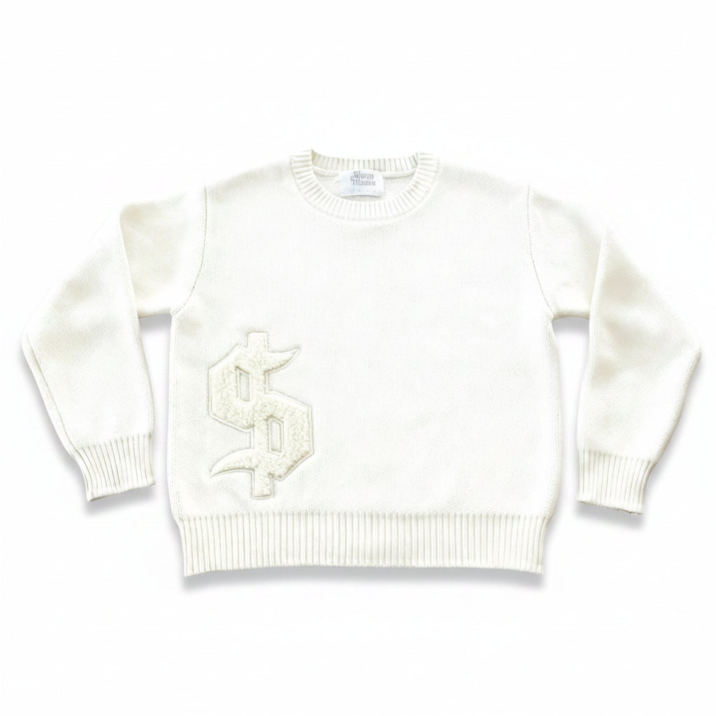Pull Brodé Boxy Old Money