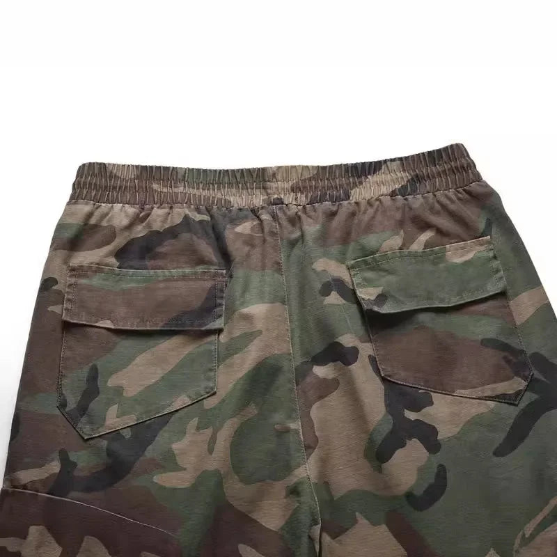 Short Cargo Denim Camouflage