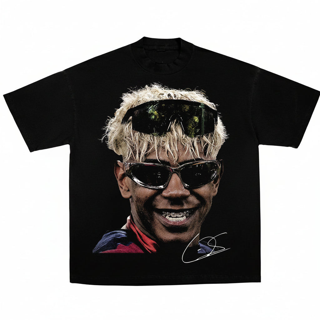 T-shirt Graphique Lamine Yamal 2026 — Y2K Oversize Unisexe