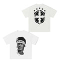 T-shirt Imprimé Neymar Face — Streetwear Football Oversize
