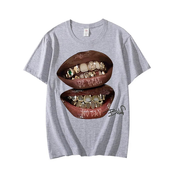 T-Shirt Double Bouche Grillz