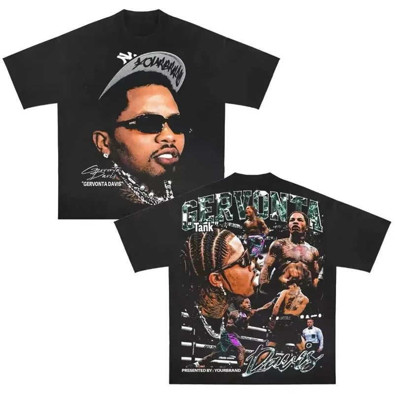 T-Shirt Visage Imprimé Y2K