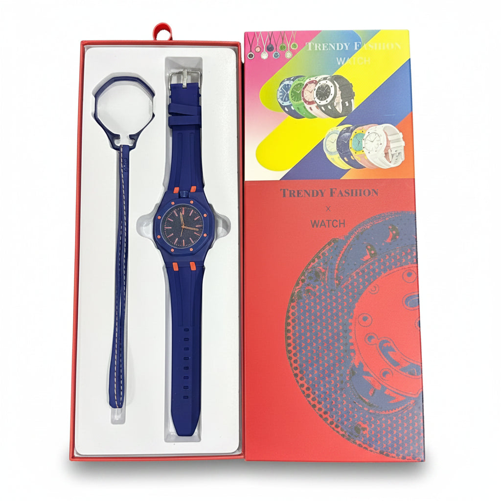 Montre Quartz Silicone – Bracelet Sport Fashion