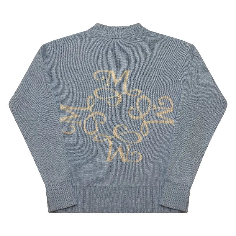 Pull Y2K Signature Logo Brodé — Streetwear Boxy