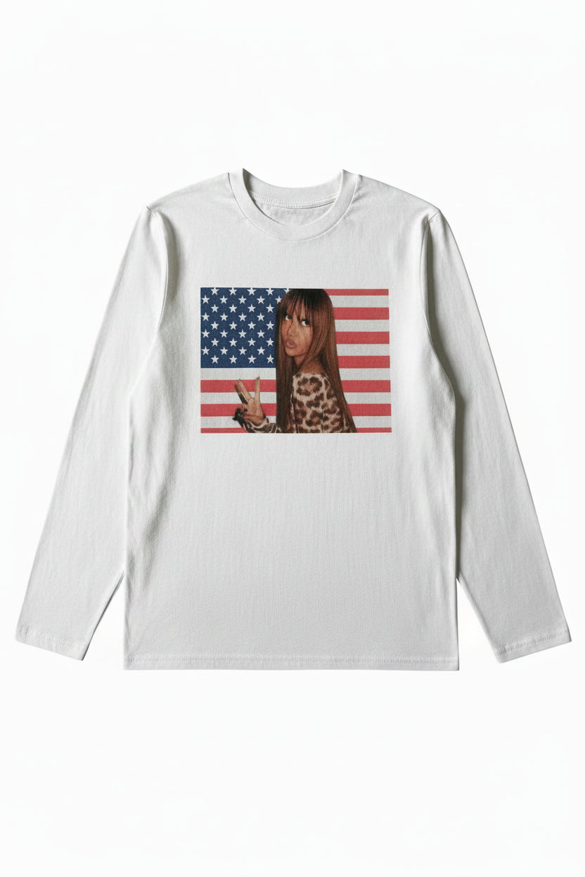 Longsleeve Vyron America PinkPantheress