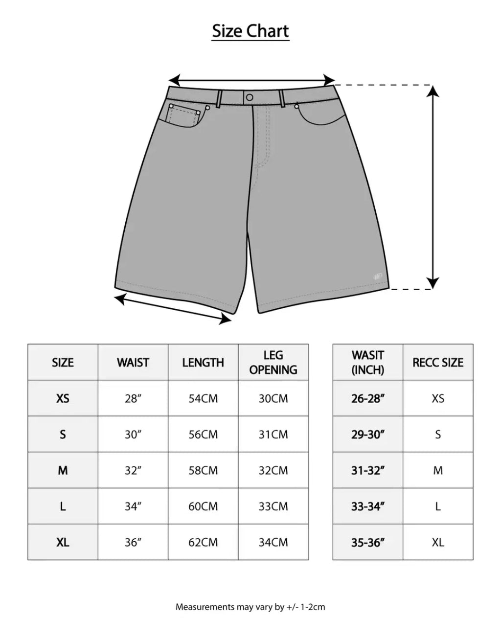 Y2K baggy denim shorts