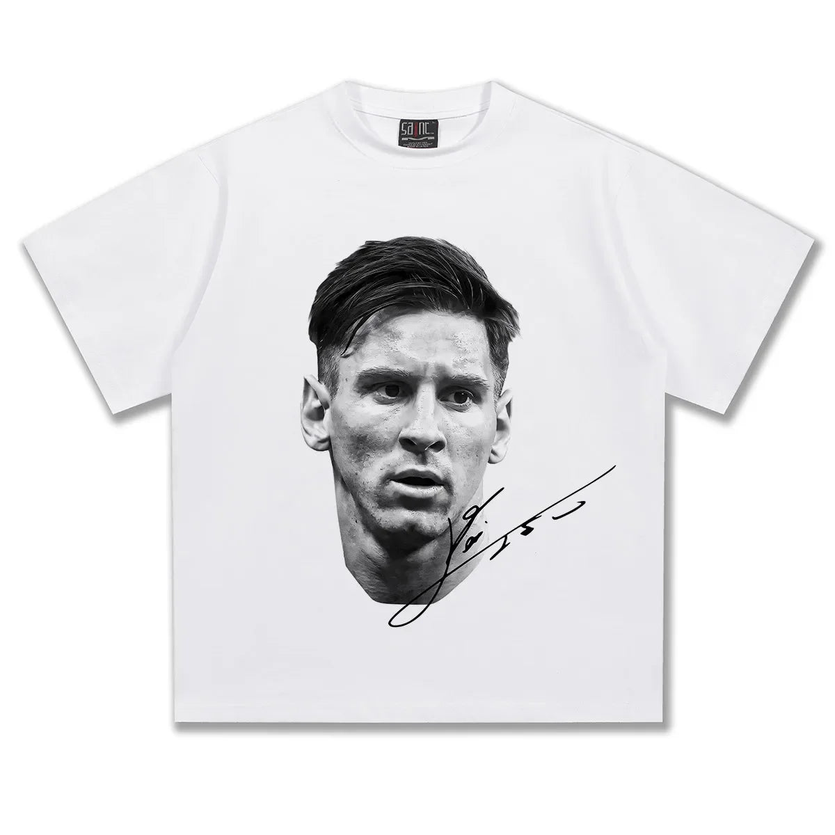 T-Shirt Messi Football Vintage — Streetwear Oversize Unisexe