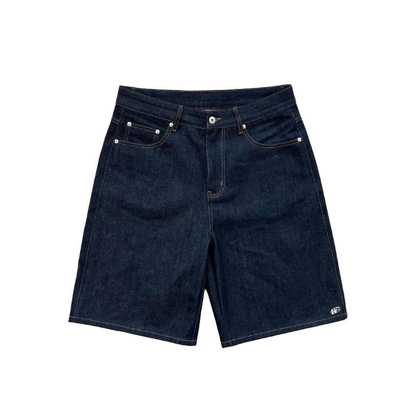 Y2K baggy denim shorts