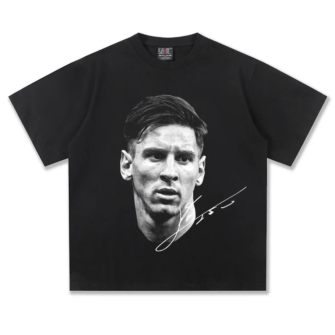T-Shirt Messi Football Vintage — Streetwear Oversize Unisexe