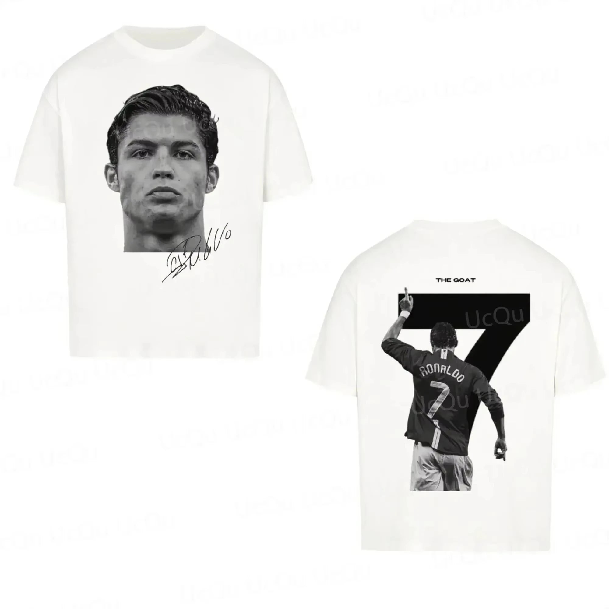 T-shirt Superstar Face Football — CR7 Neymar R9 Streetwear