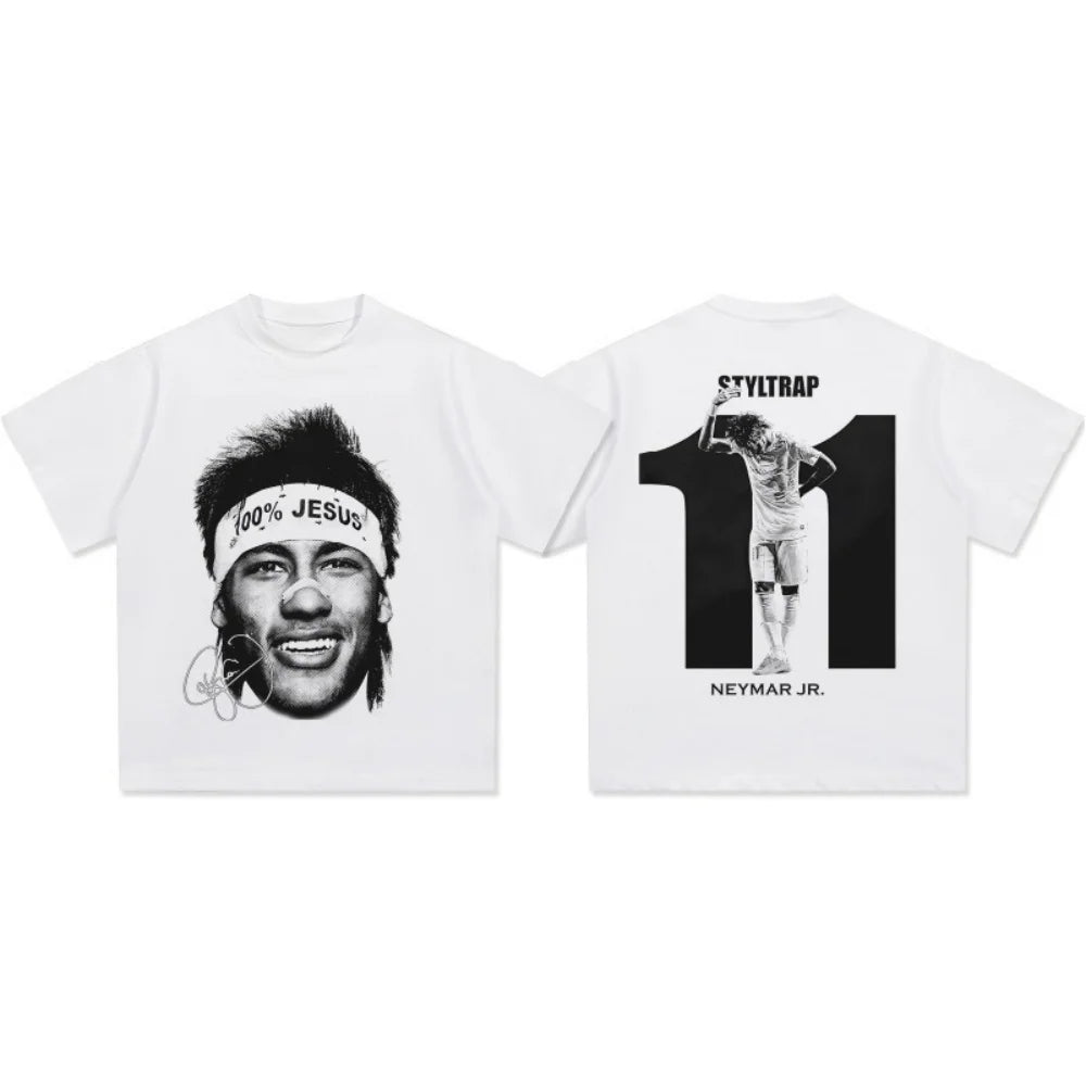 T-shirt Neymar Face Oversize — Streetwear Football