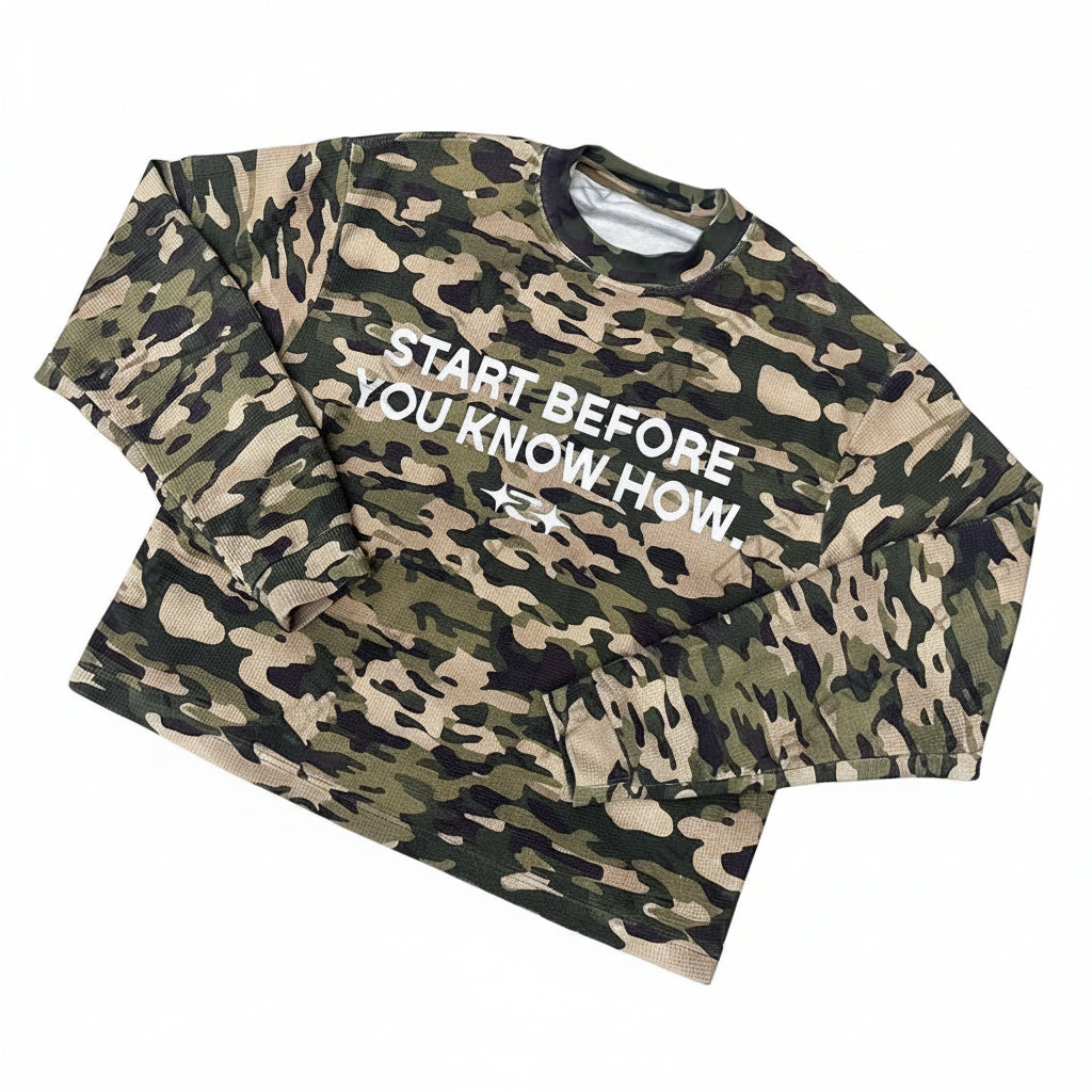 Long-sleeved Camouflage