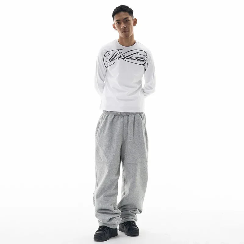 Longsleeve Y2K Websury Imprimé — Hip-Hop Streetwear Oversize