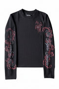 Longsleeve vintage Y2K Harajuku gothique