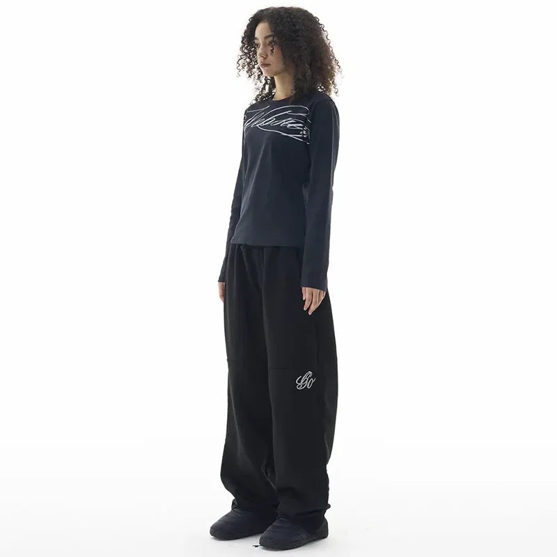 Longsleeve Y2K Websury Imprimé — Hip-Hop Streetwear Oversize