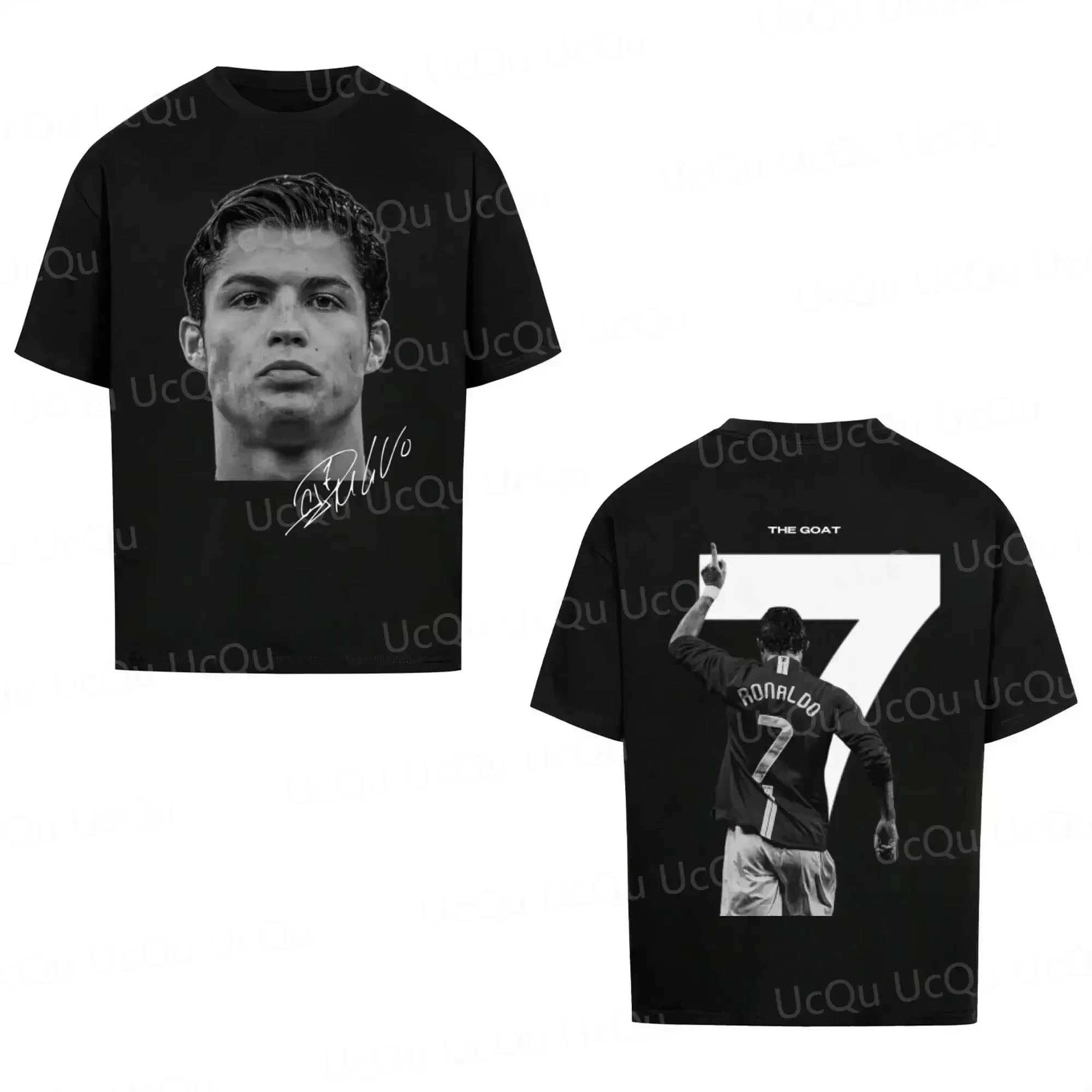 T-shirt Superstar Face Football — CR7 Neymar R9 Streetwear
