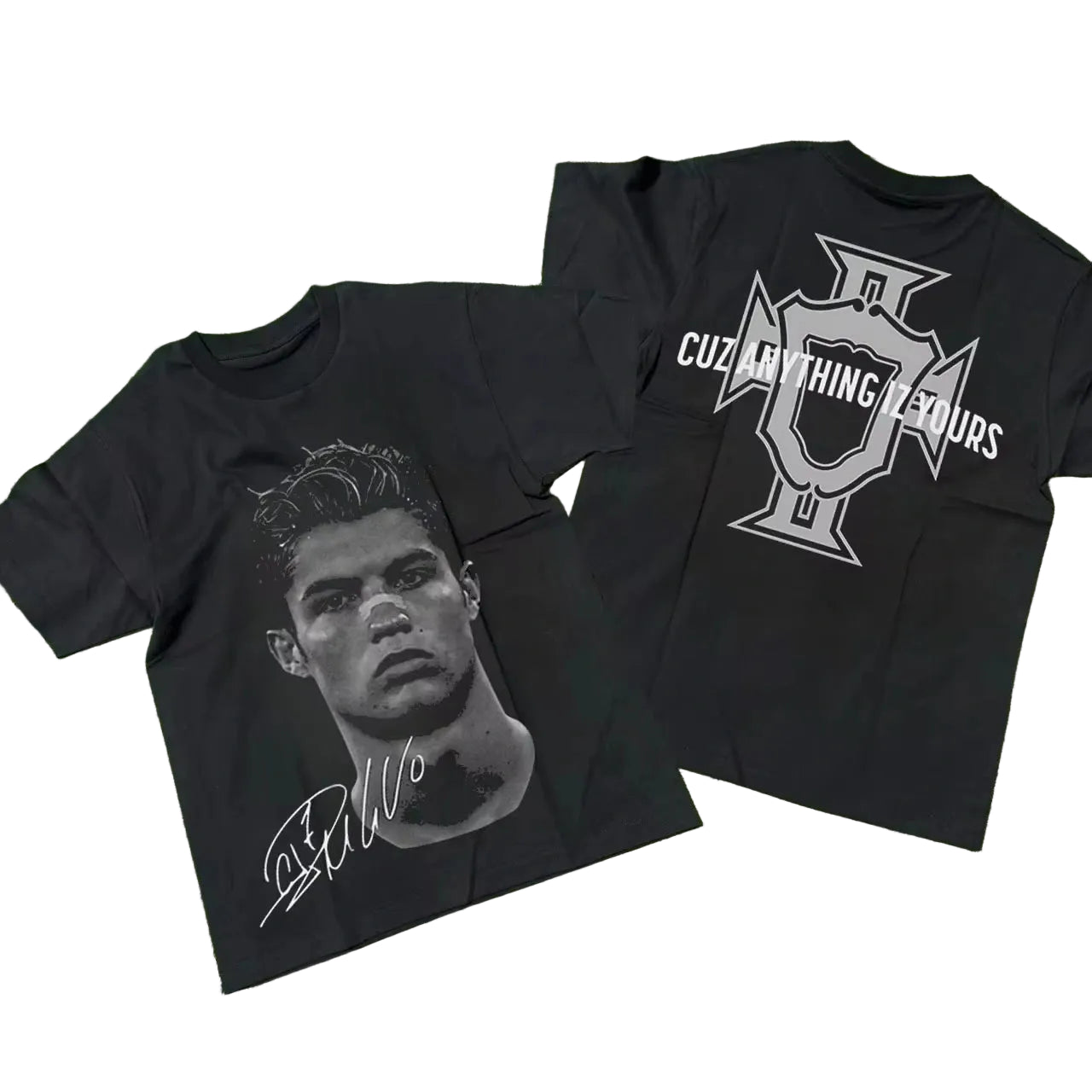 T-shirt imprimé Cristiano Ronaldo Face