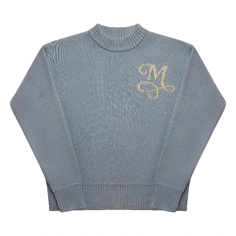 Pull Y2K Signature Logo Brodé — Streetwear Boxy