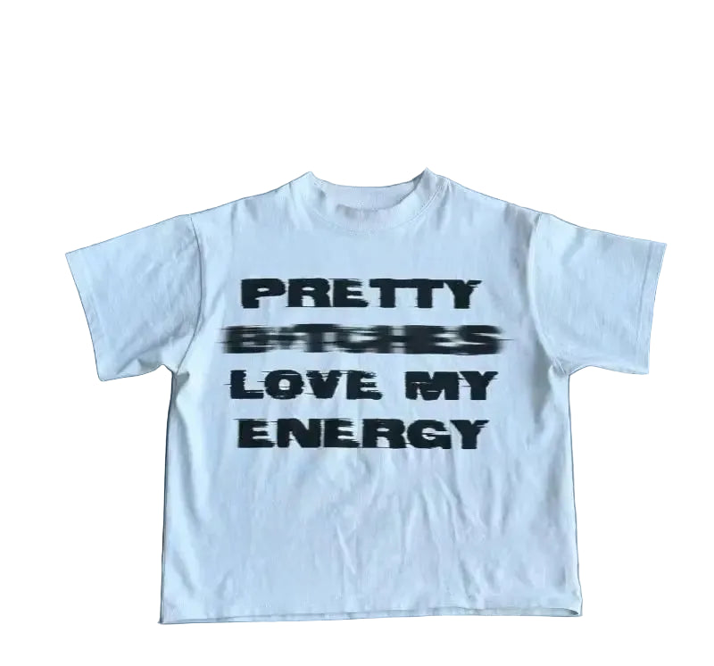 T-shirt Harajuku Couple Imprimé — Y2K Streetwear Oversize