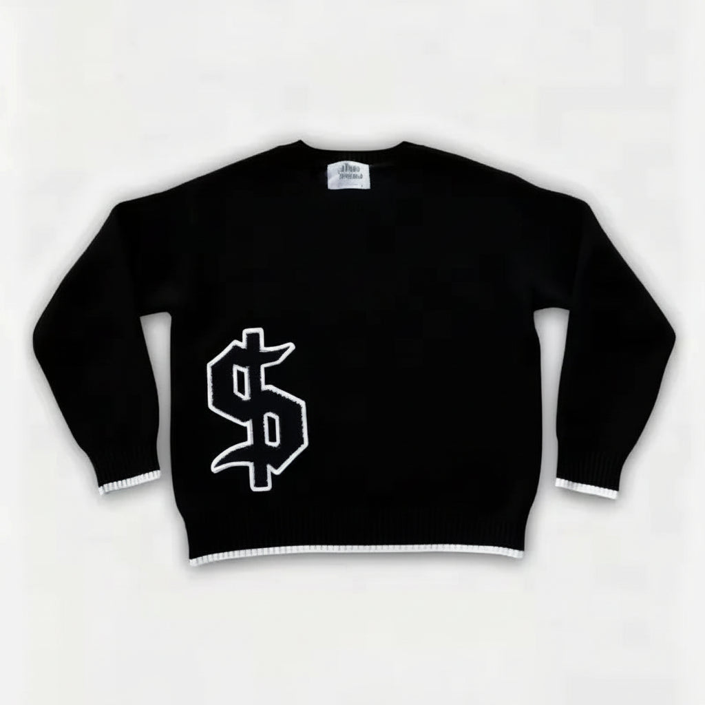Pull Brodé Boxy Old Money