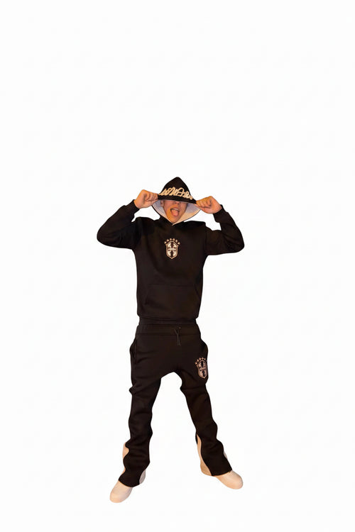 Ensemble Y2K Brazil Brodé — Hoodie + Jogging Streetwear