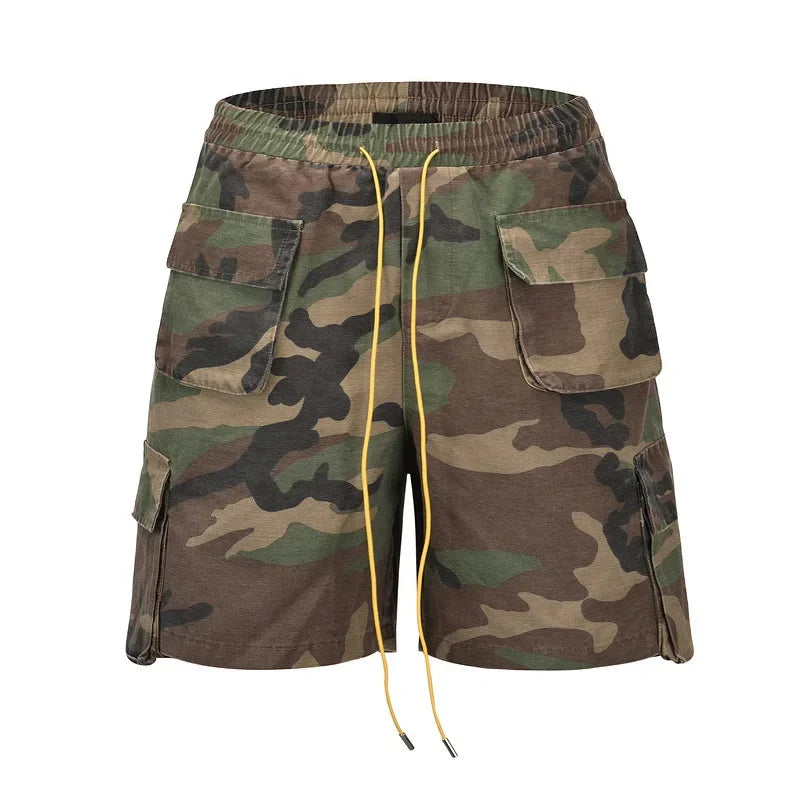 Short Cargo Denim Camouflage