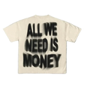 T-shirt Y2K Money Style Imprimé — Streetwear Oversize