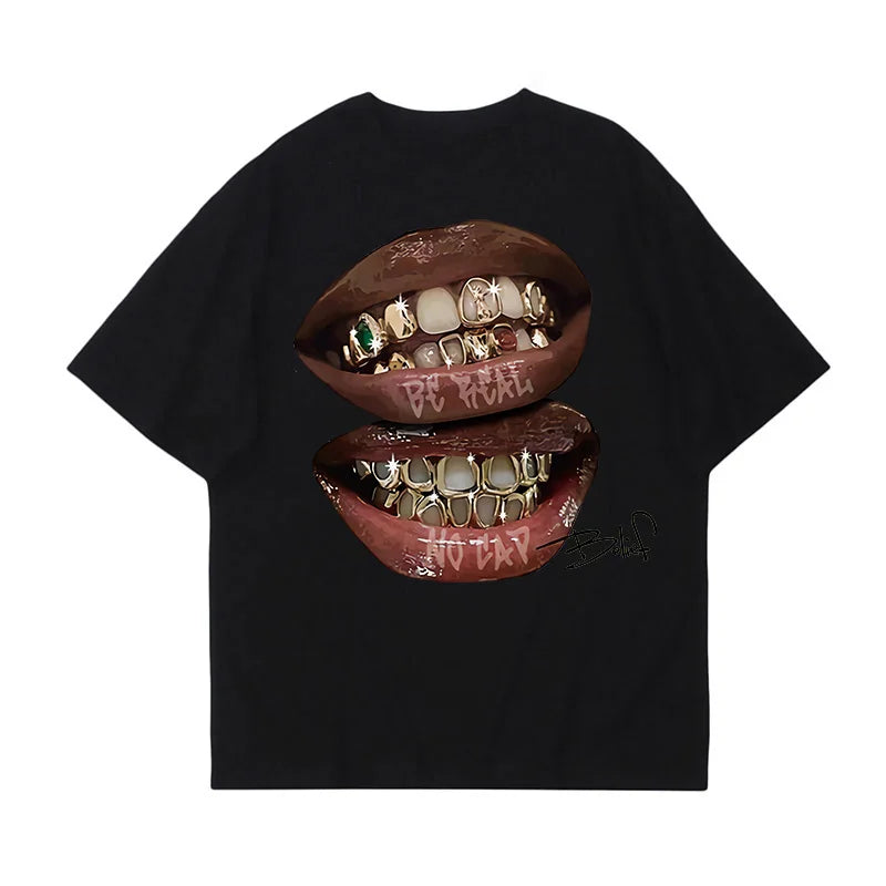 T-Shirt Double Bouche Grillz