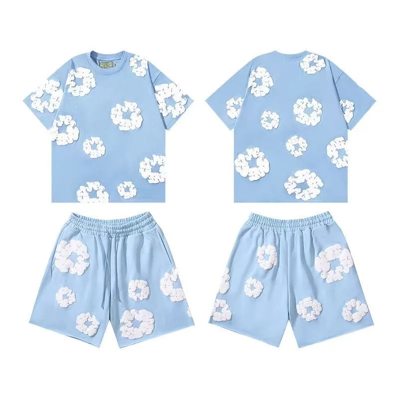 Ensemble DENIM TEARS T-shirt + Short — Streetwear Été