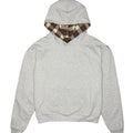 Pull a capuche quadrillé