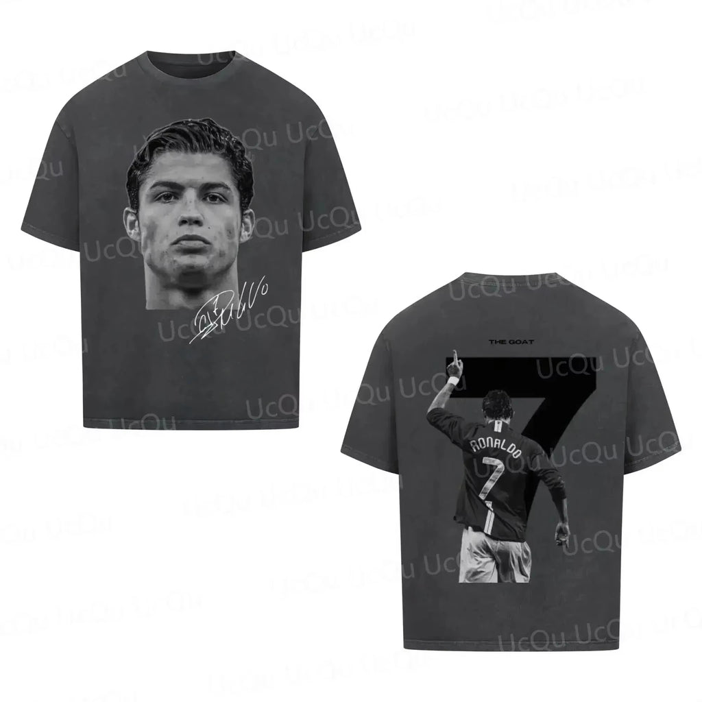 T-shirt Superstar Face Football — CR7 Neymar R9 Streetwear
