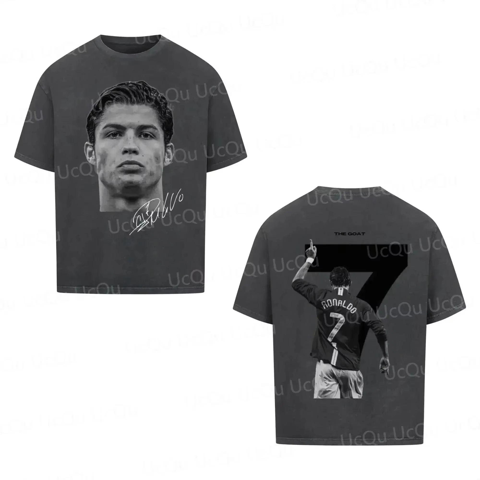 T-shirt Superstar Face Football — CR7 Neymar R9 Streetwear