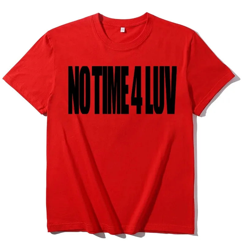 T-Shirt No Time — Streetwear Unisexe Graphique Grunge Harajuku