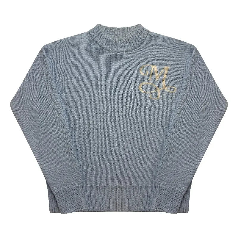 Pull Y2K Signature Logo Brodé — Streetwear Boxy