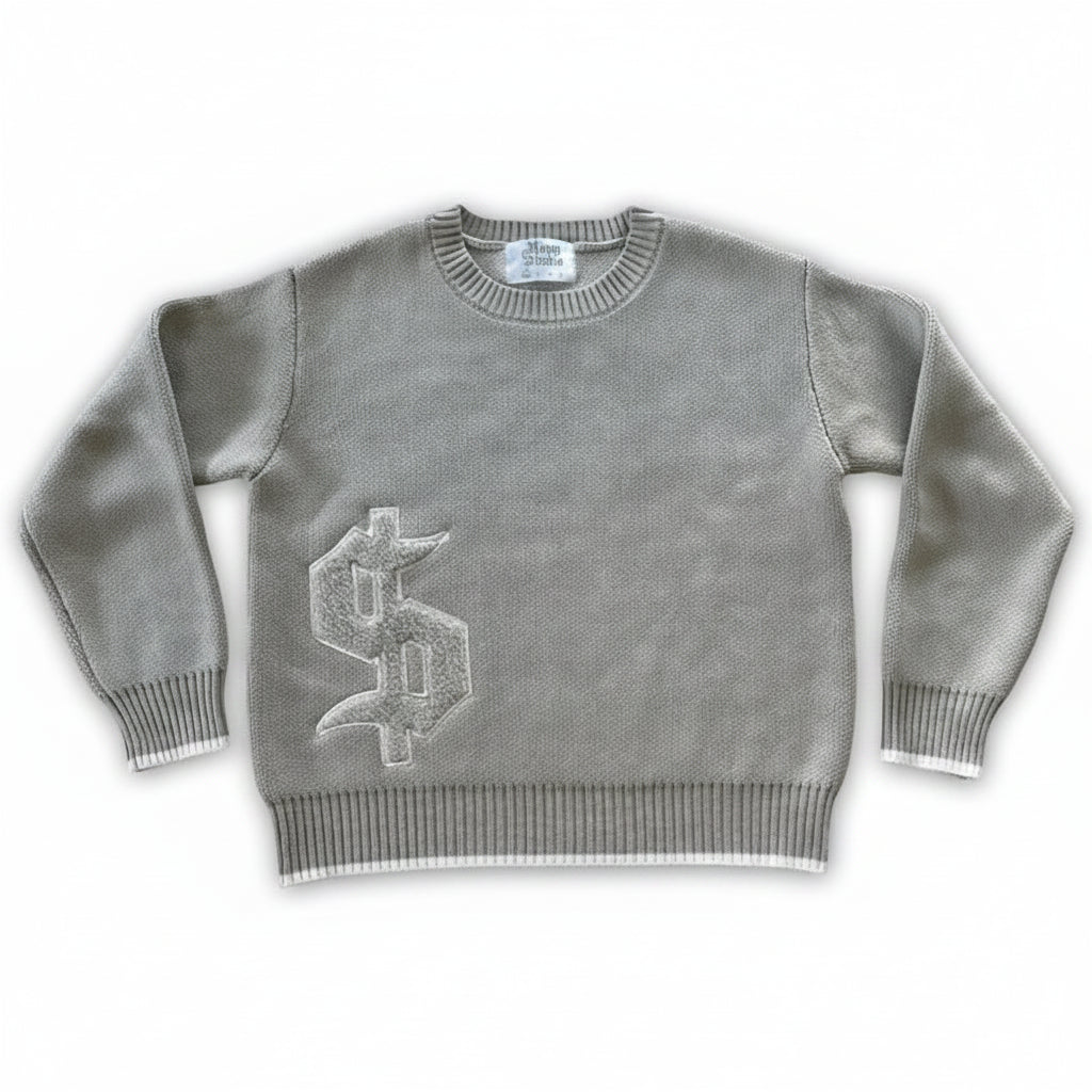Pull Brodé Boxy Old Money