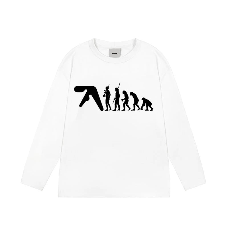 Aphex Twin T-Shirt — Streetwear Y2K Graphique Oversize Unisexe