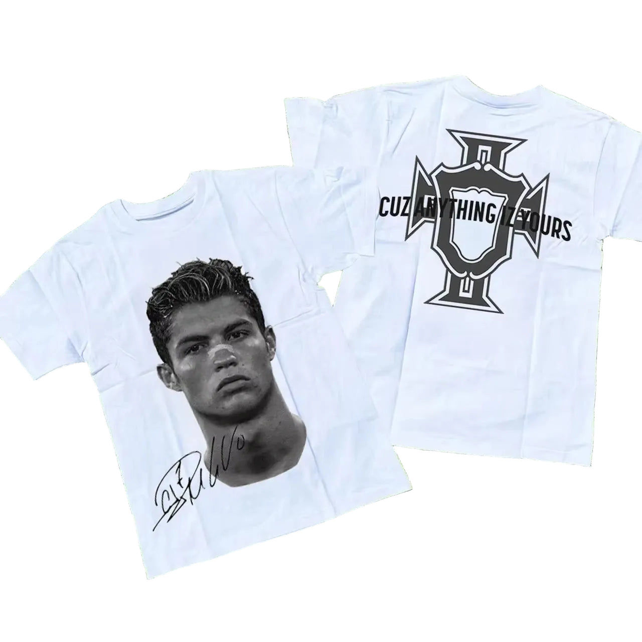 T-shirt imprimé Cristiano Ronaldo Face